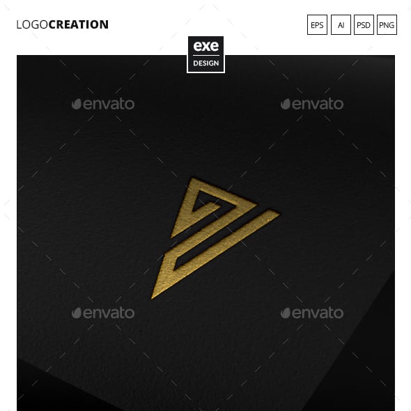 Vigorous Letter V Logo
