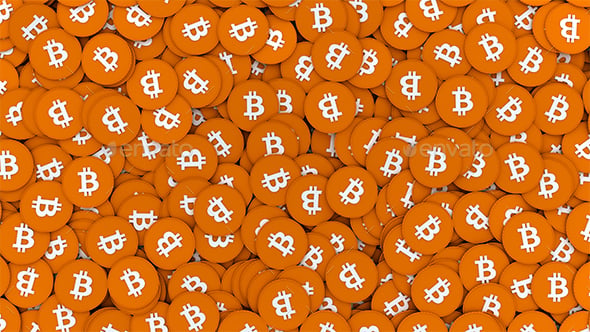 Pile Of Bitcoins