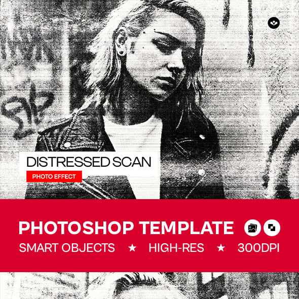 Distressed Scan Photo Effect