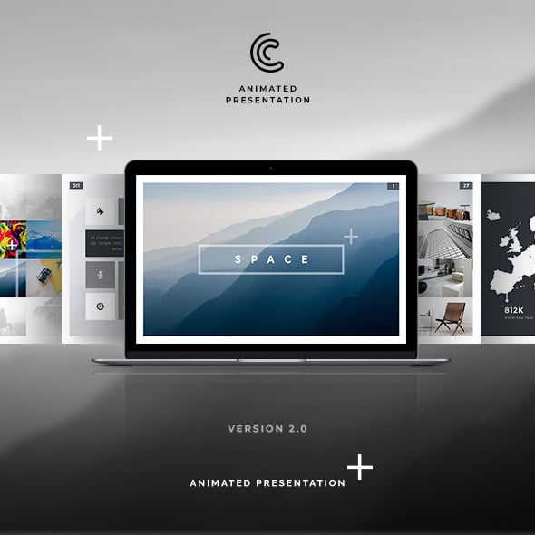 Space Animated PowerPoint Template