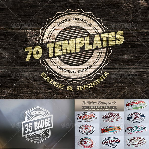Logo / Badge / Insignia Templates Bundle
