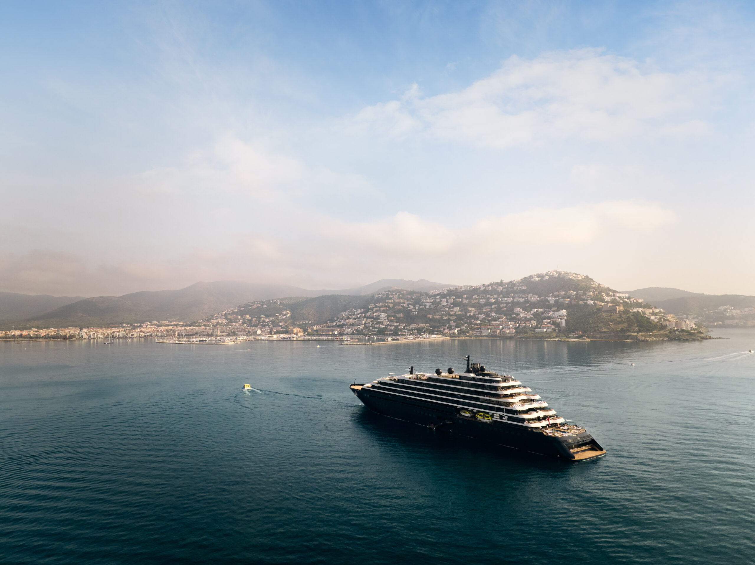 Evrima sailing the Mediterranean Sea in 2022.