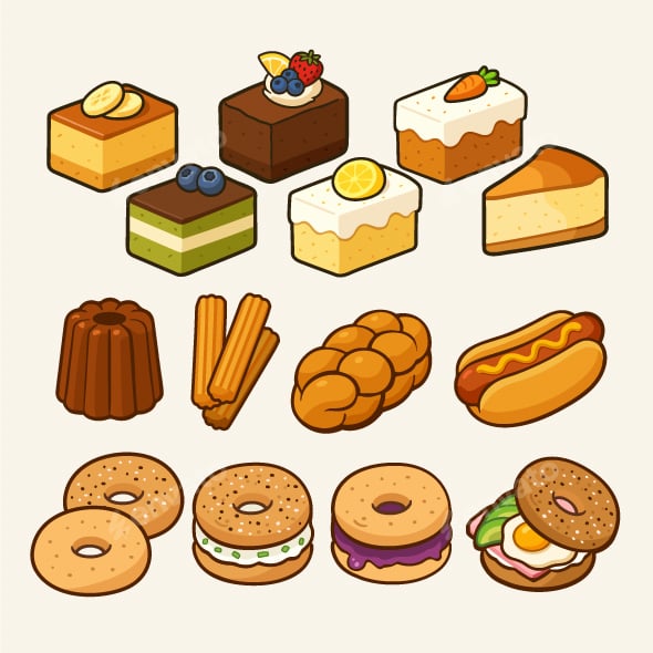 icon Cake Bakery Bun Bagel