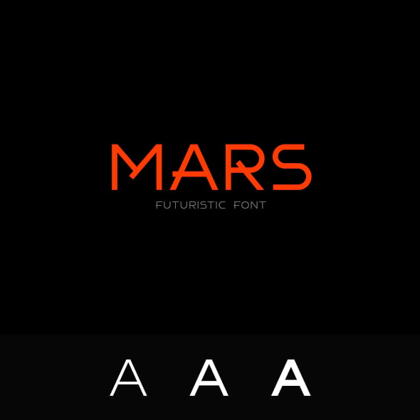 Mars Futuristic Font