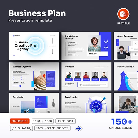 Business Plan Presentation PowerPoint Template