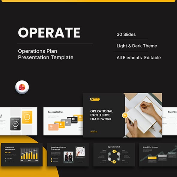 Operate - Operations Plan PowerPoint Template