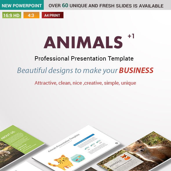 Animals PowerPoint Presentation Template