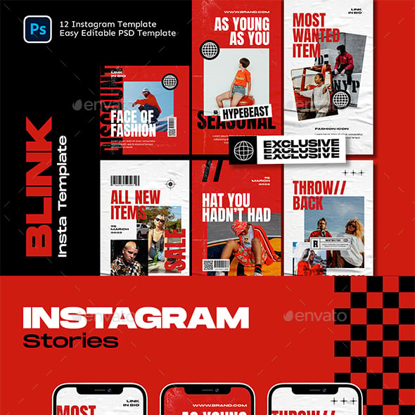 Blink Streetwear Instagram Template