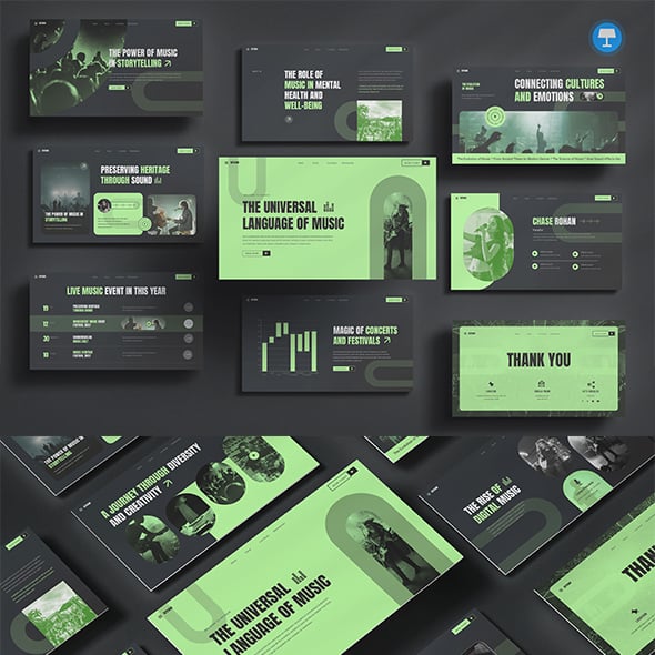 Keysign - Music & Event Keynote Presentation Template