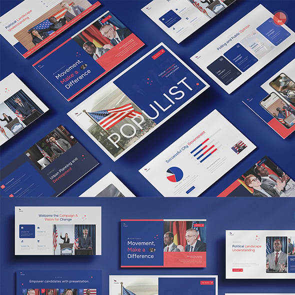 Populist - Political Campaign PowerPoint Presentation Template