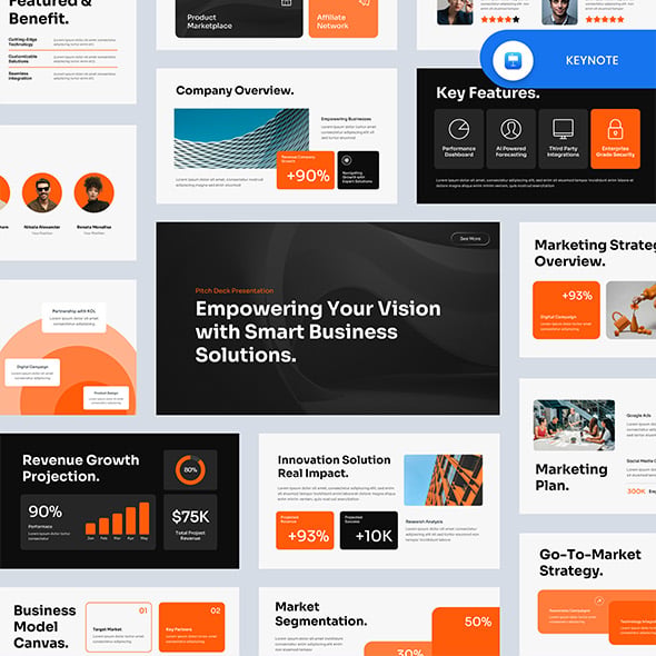 Business Pitch Deck Keynote Template