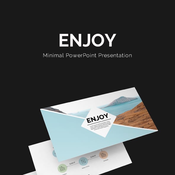 Enjoy Minimal PowerPoint Template
