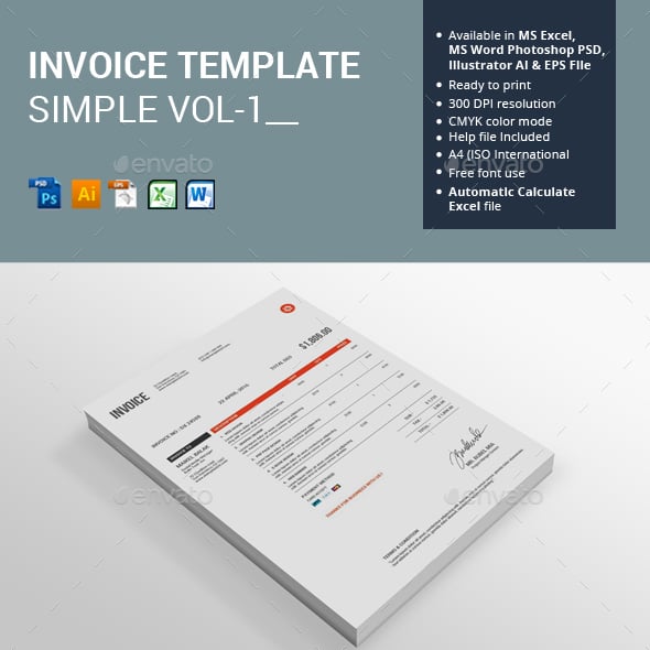 Invoice Template Simple Vol-1