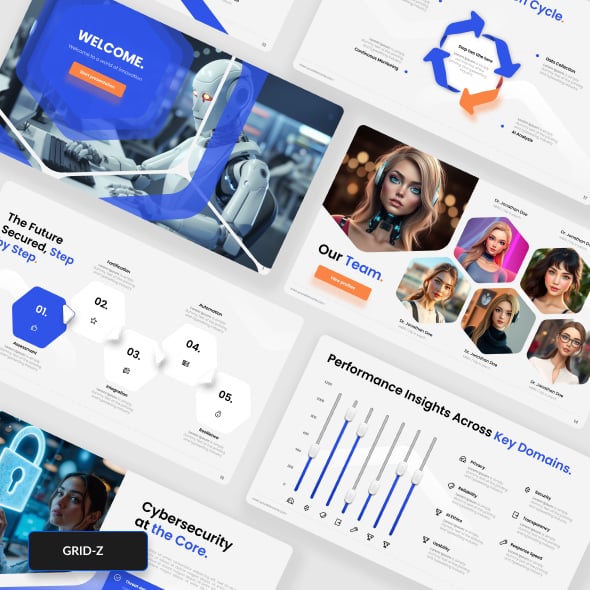 Ai Driven Cyber Security Powerpoint Template