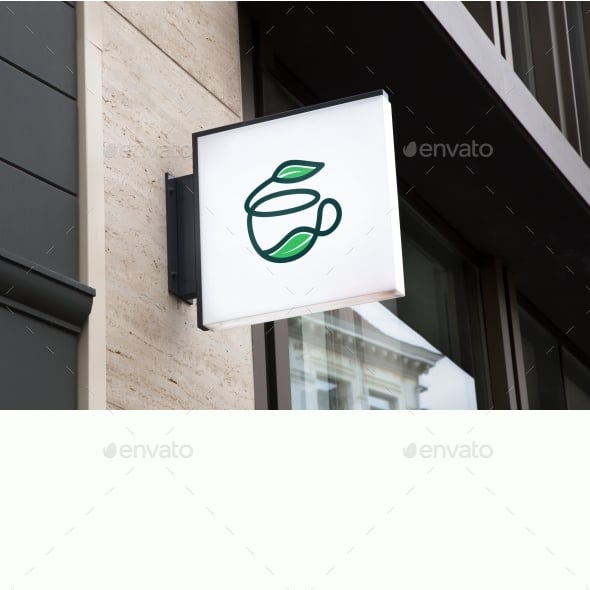 Green tea logo