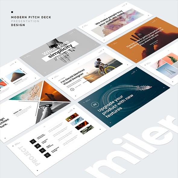 Miler Powerpoint Template Design