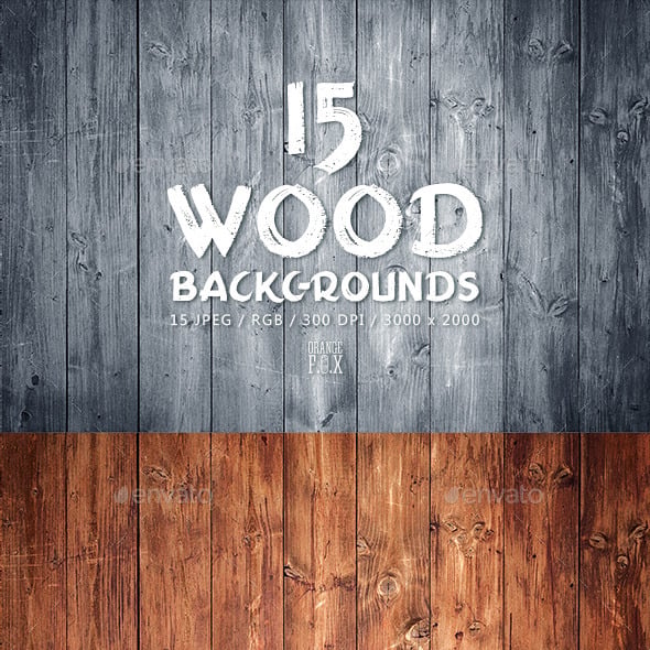 15 Wood Backgrounds