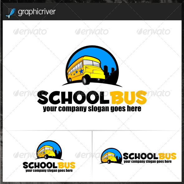 School Bus Logo Templates